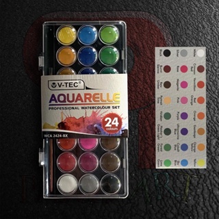 

Cat Air V-TEC Aquarelle 24 Warna