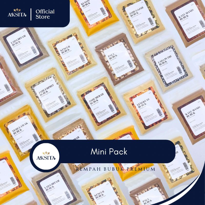 

Rempah Bubuk Murni Aksita (Mini Pack)