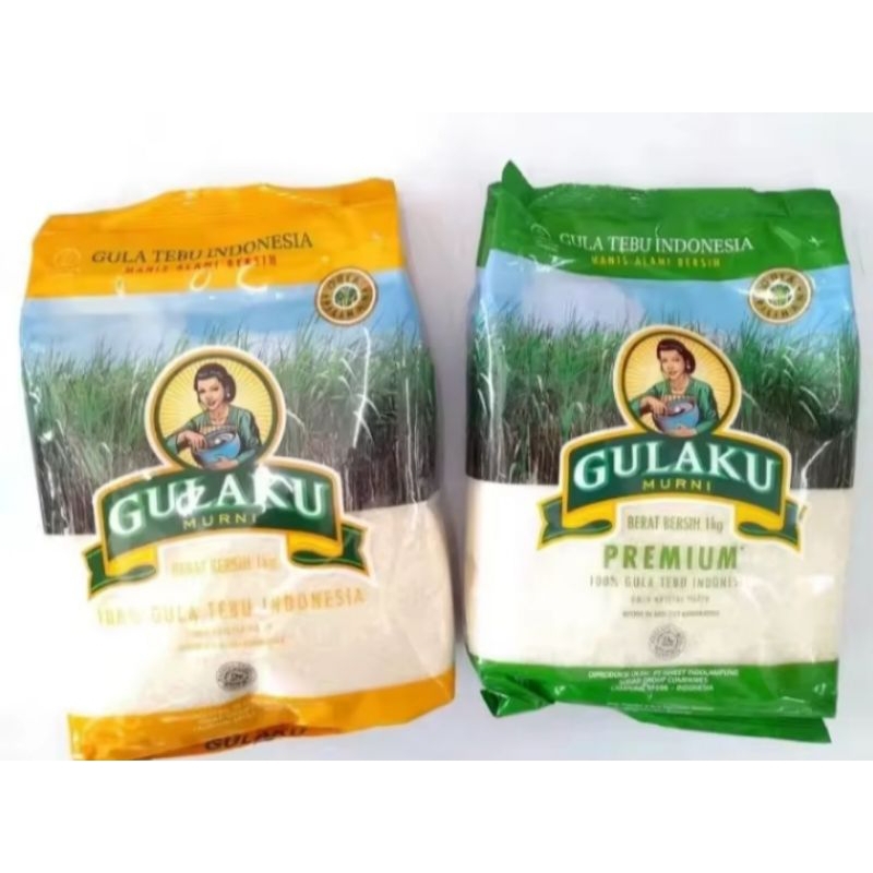 

gulaku premium hijau 1kg- gulaku kuning 1kg