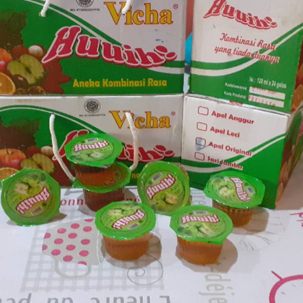 

Murah Banget KHUSUS GOJEKGRAB Sari apel huuih vicha asli malang expired september 224 J84