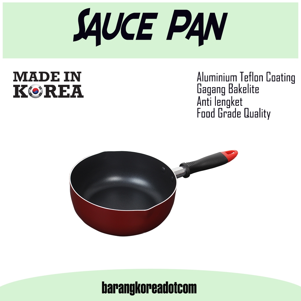 

Sauce Pan Akebonno / Panci Mie Instan / Panci Anti Lengket Anti Gores 14cm dan 18 cm