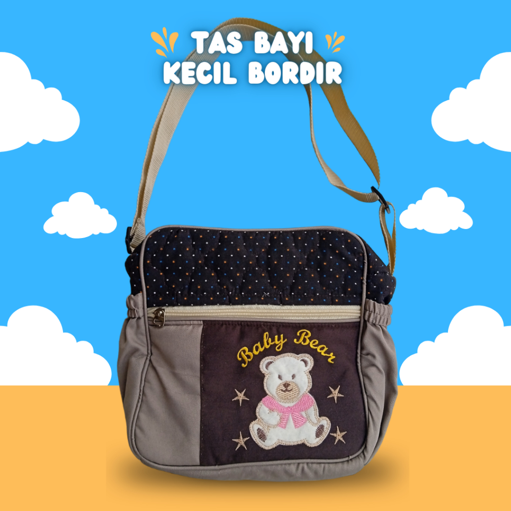 Tas Bayi Kecil Multifungsi / Tas Perlengkapan Bayi ukuran Kecil / Tas Travelling Bayi