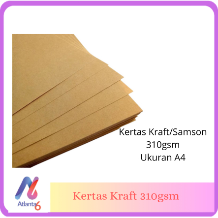 

Kertas Samson Kraft A4 Ketebalan 310gsm (Minimal 5pcs)