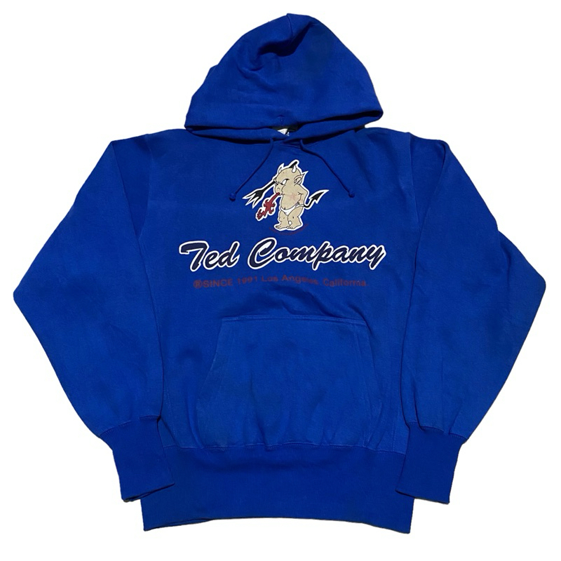 Ted company devil blue hoodie