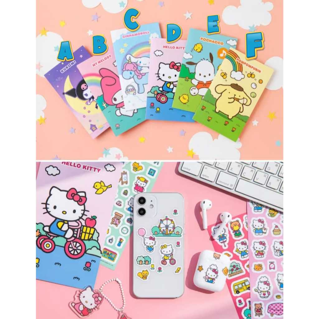 

BUKU STIKER DIY KARAKTER MELODY KUROMI LUCU (18X11)