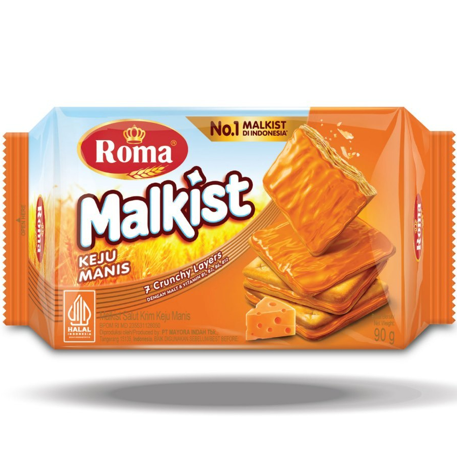 

Roma Malkist Keju Manis 90 Gram