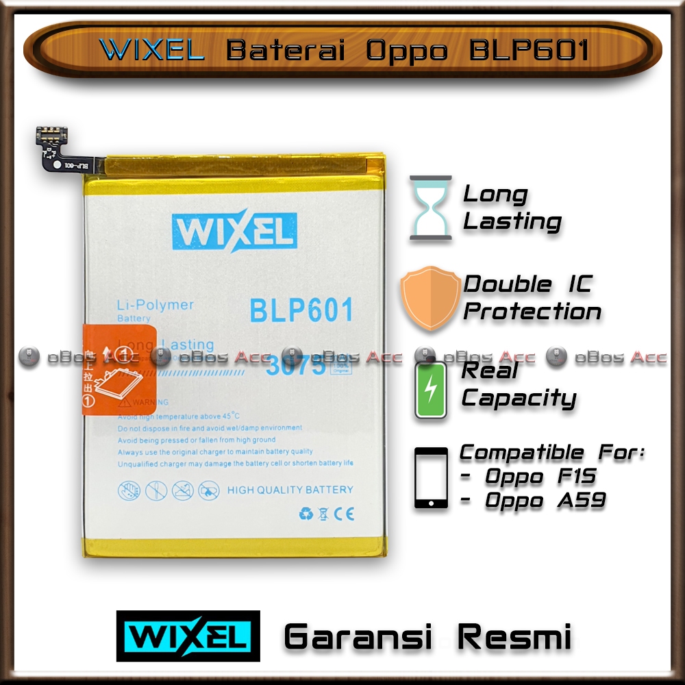 WIXEL Baterai Oppo F1S / A59 BLP601 Double Power Batre HP Original
