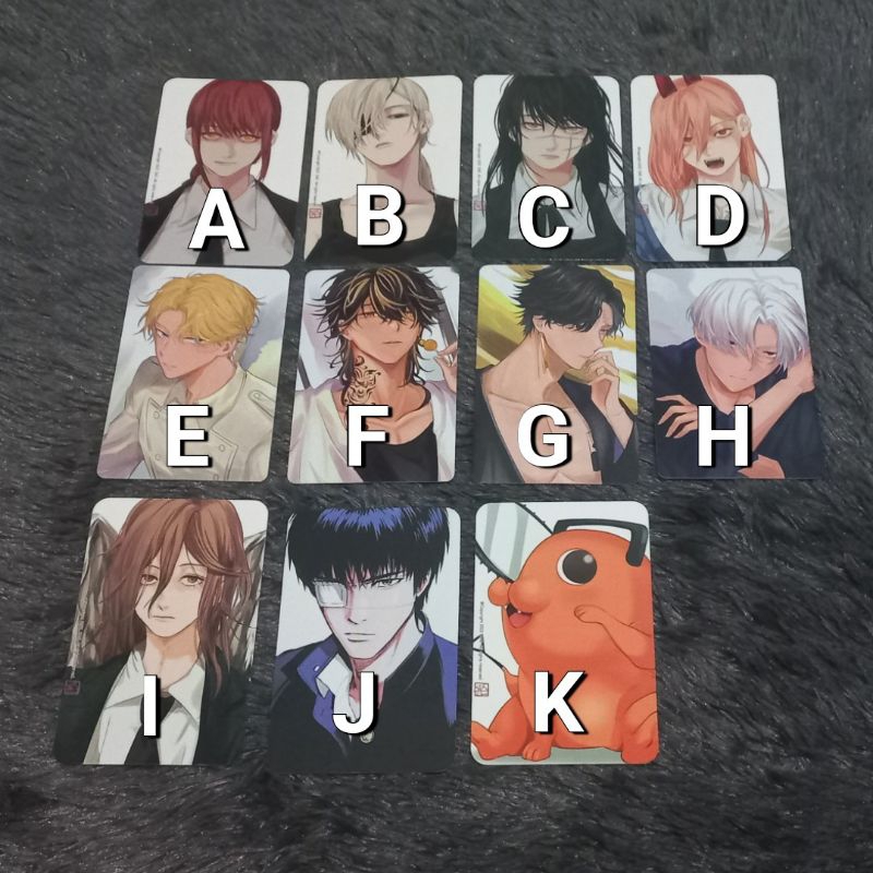 Photocard Chainsaw Man Tokyo Revengers