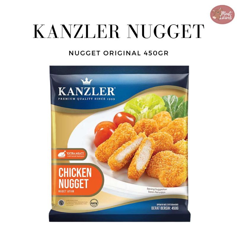 

Kanzler Chicken Nugget Original Chicken / Ayam 450gr
