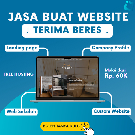 Jasa Pembuatan Website Landing Page Toko Online | Company Profile | Web undangan pernikahan  | Free 