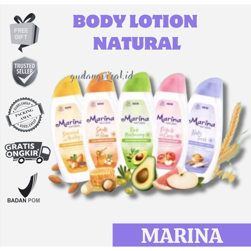 -GV- MARINA NATURAL MOISTURIZING LOTION MARINA NATURAL