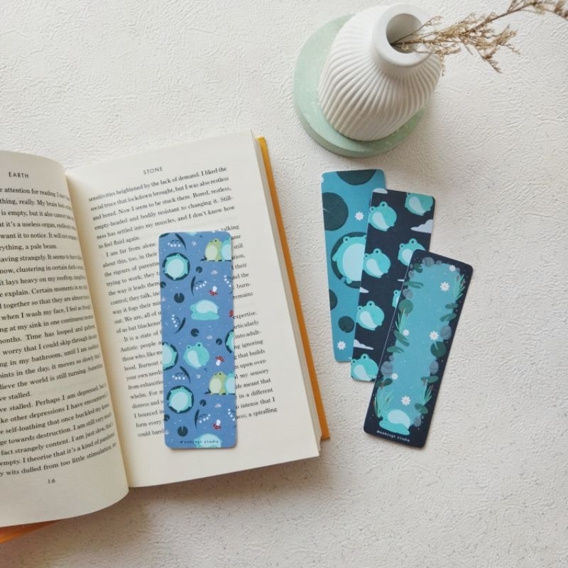 

Moonsage studio Bibo bookmark set / pembatas buku
