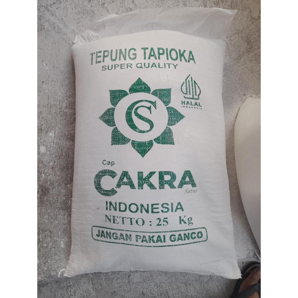 TEPUNG TAPIOKA CAKRA 25KG PERKARUNG