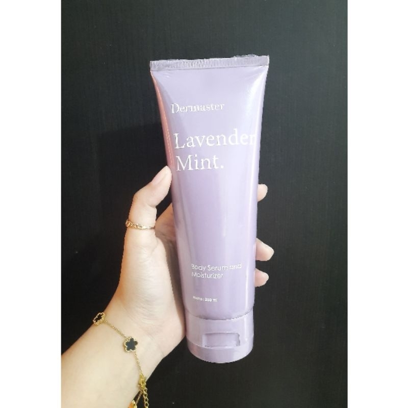 New - Dermaster lavender mint body & serum moisturizer 250 ml
