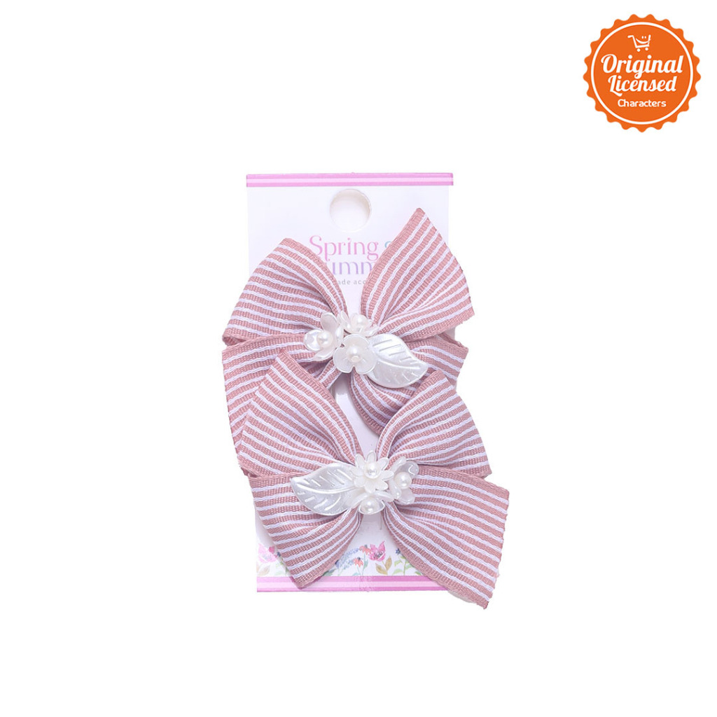 Jepit Rambut Anak Hairclip Emery Coklat Salmon