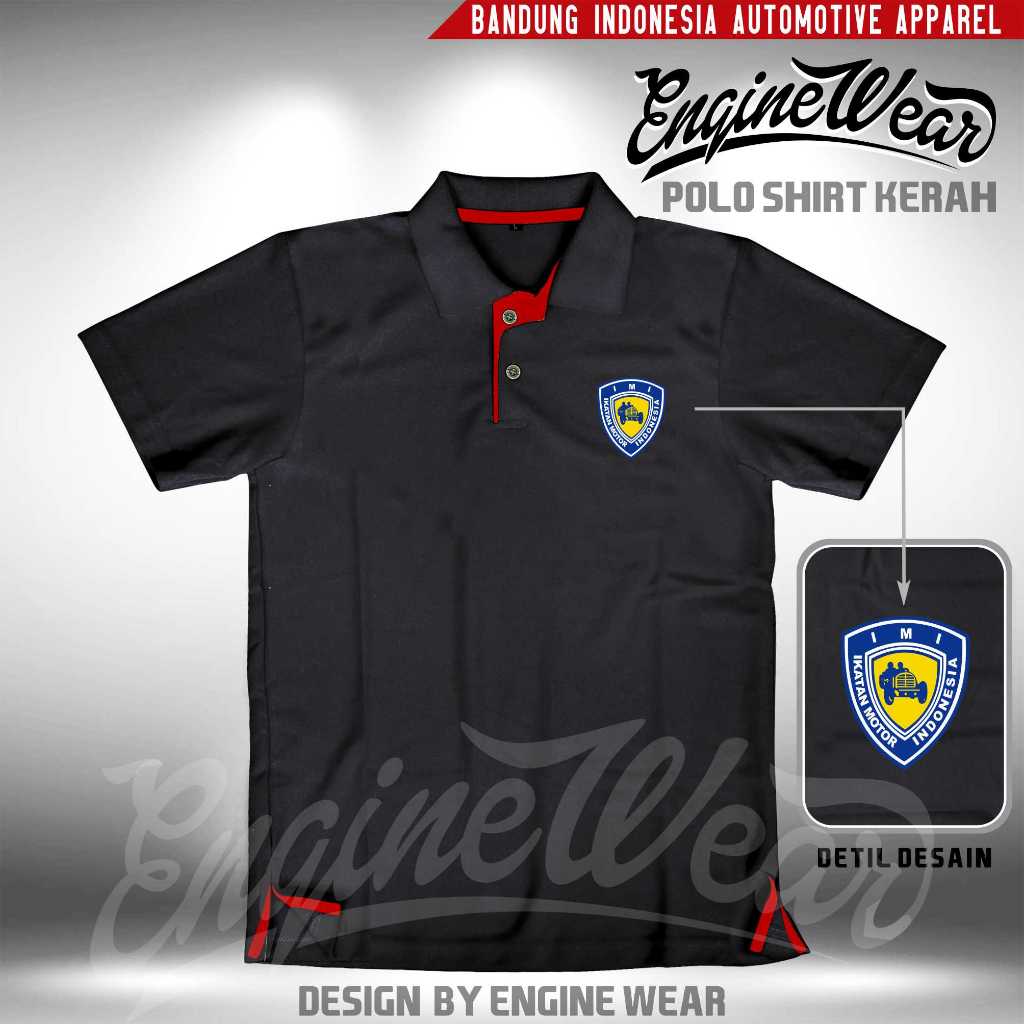 polo shirt imi Kaos polo ikatan motor indonesia Tshirt jeep Baju Offroad JK rubicon CJ7 jimny Wrangl