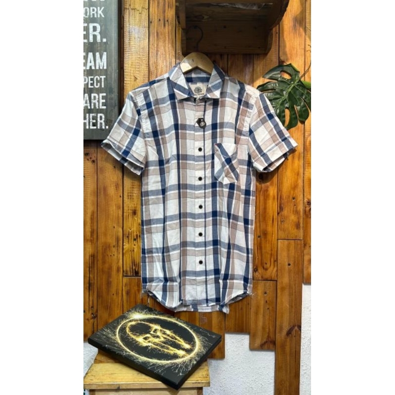 Kemeja Pria Kemeja Kotak kotak Premium