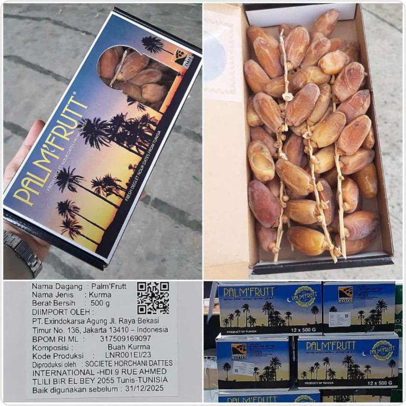 

Kurma Tangkai Tunisia Palm Frutt 500gr Original Exp terbaru 2025