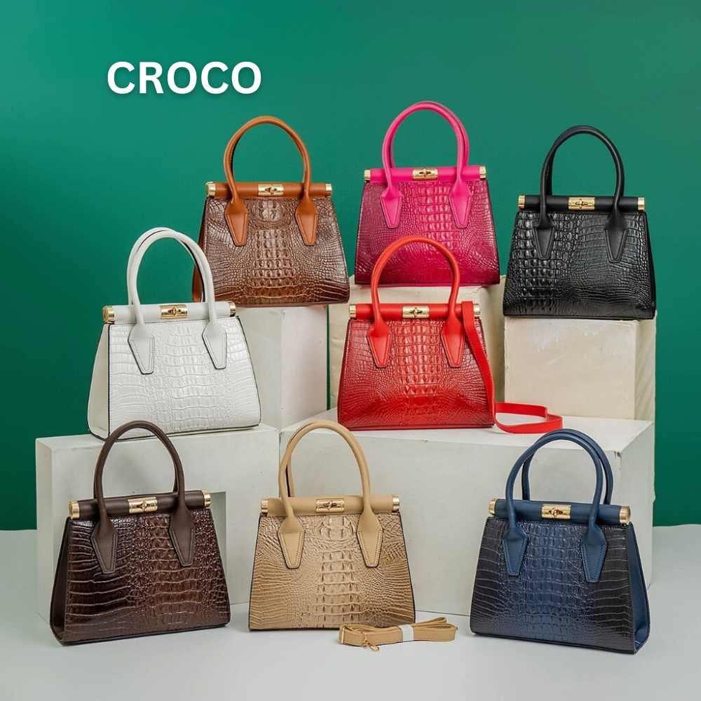IMPORT Tas Wanita Kulit Buaya Crocodile