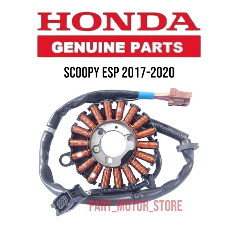 SPULL SPUL SCOOPY ESP 2017-2020 STATOR COMP SENSOR CKP ASSY SCOOPY DONUT ORIGINAL ASLI HONDA AHM 312
