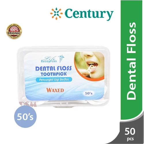 Life Resources Dental Floss Waxed 50's