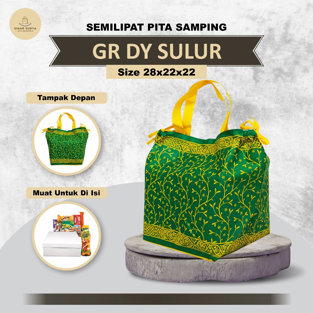 

Tas Hajatan Kotak Nasi Goodie Bag Rice Box Tas Besek Tas Tasyakuran 28X22X22