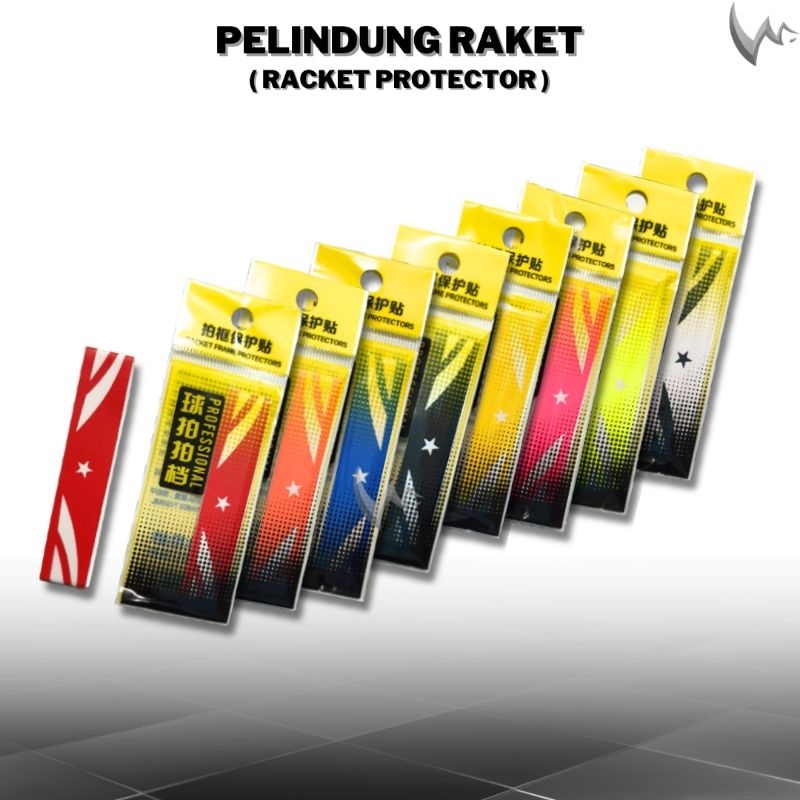 Pelindung Raket Racket Protector Sticker Pelindung Kepala Raket Badminton Tenis
