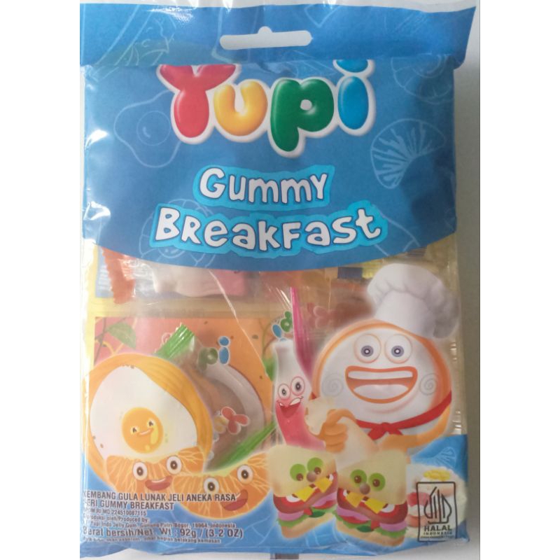 

Yupi Gummy Breakfast 92 gram