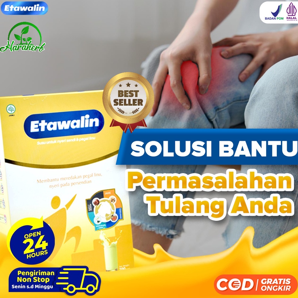 

ART X17W NEW Etawalin Susu Kambing Etawa Tingkatkan Kepadatan Kesehatan Tulang Sendi Susu Anti Asam Urat Rematik Reumatik Nyeri Sendi 2gr