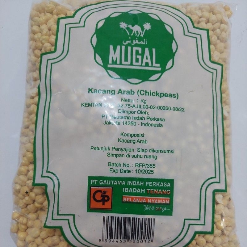 

Kacang arab asli impor exp2027