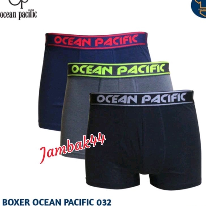OP-032 Celana Dalam Boxer OCEAN PACIFIC Real pick 100%KATUN Ready COD