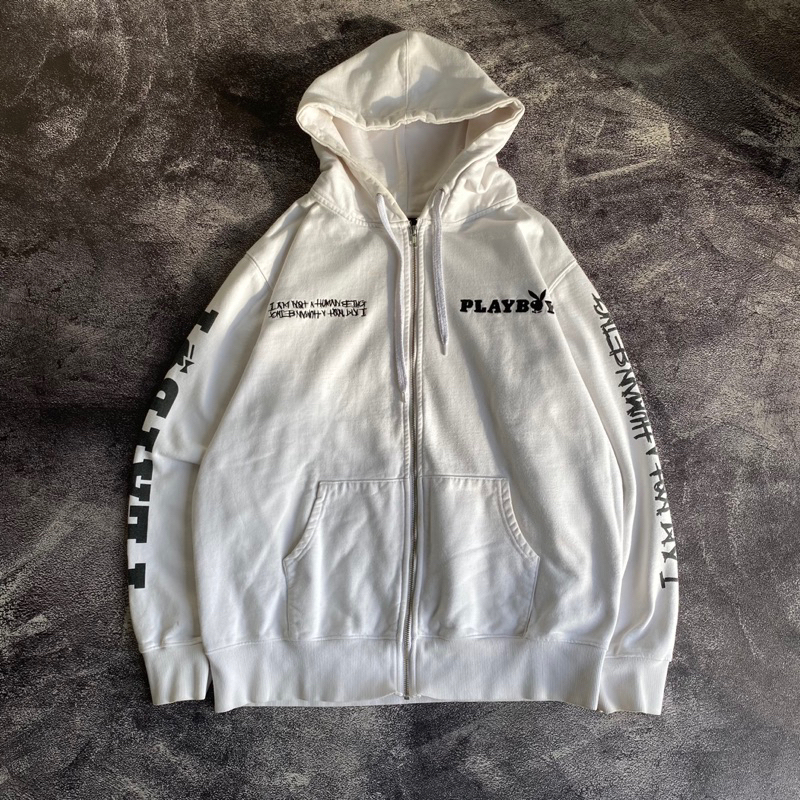 HOODIE ZIPPER IM NOT A HUMAN BEING x PLAYBOY