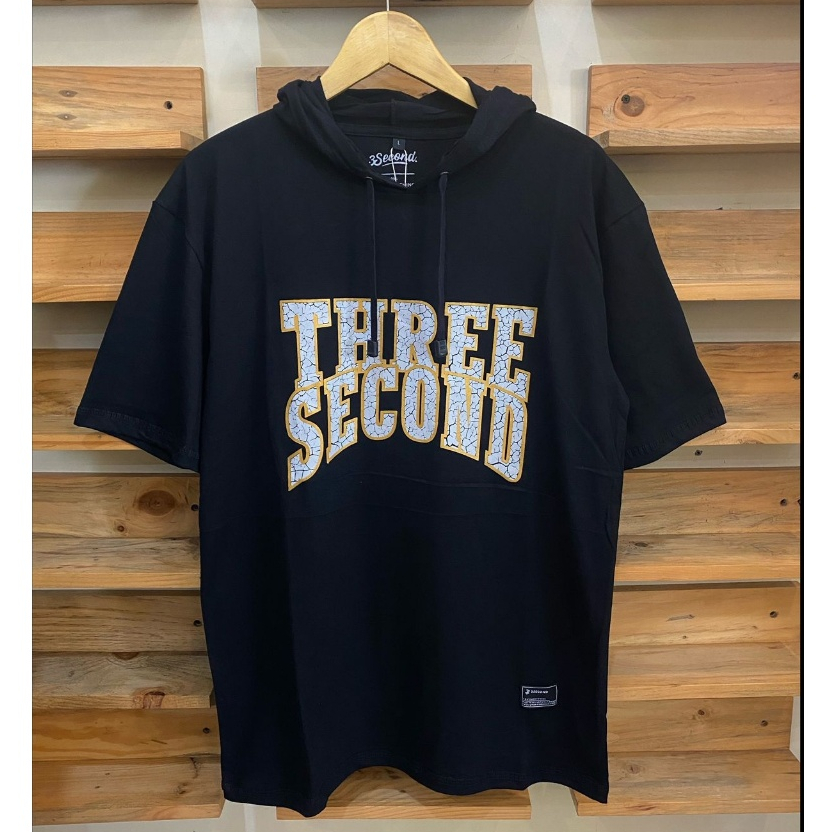 Kaos Hoodie Tees Distro Pria 3second Threesecond  Three Second Thresecond Treesecond 3scond 3sco Ful