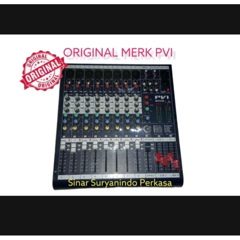 mixer 8 channel pvi mfg08 original