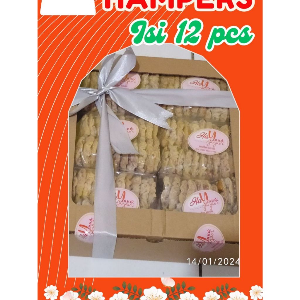 

HAMPERS " Peyek Kacang Imoet isi 12