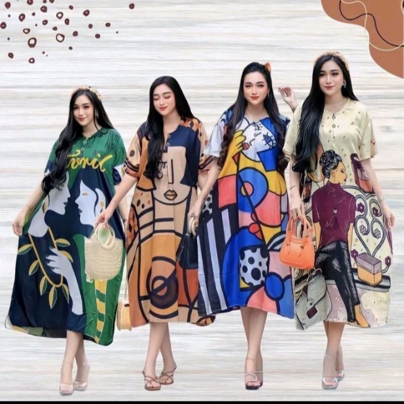 daster motif kartun kakak