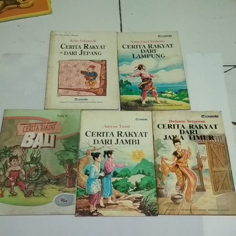 Cerita rakyat dari jawa tengah /Jambi /Bali/Lampung /Jepang