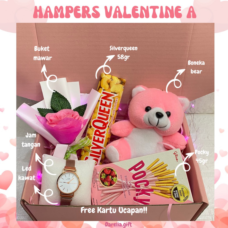 

KADO VALENTINE HAMPERS VALENTINE KADO COKLAT VALENTINE HAMPERS SNACK VALENTINE KADO ANNIVERSARY KADO CEWEK ULANG TAHUN