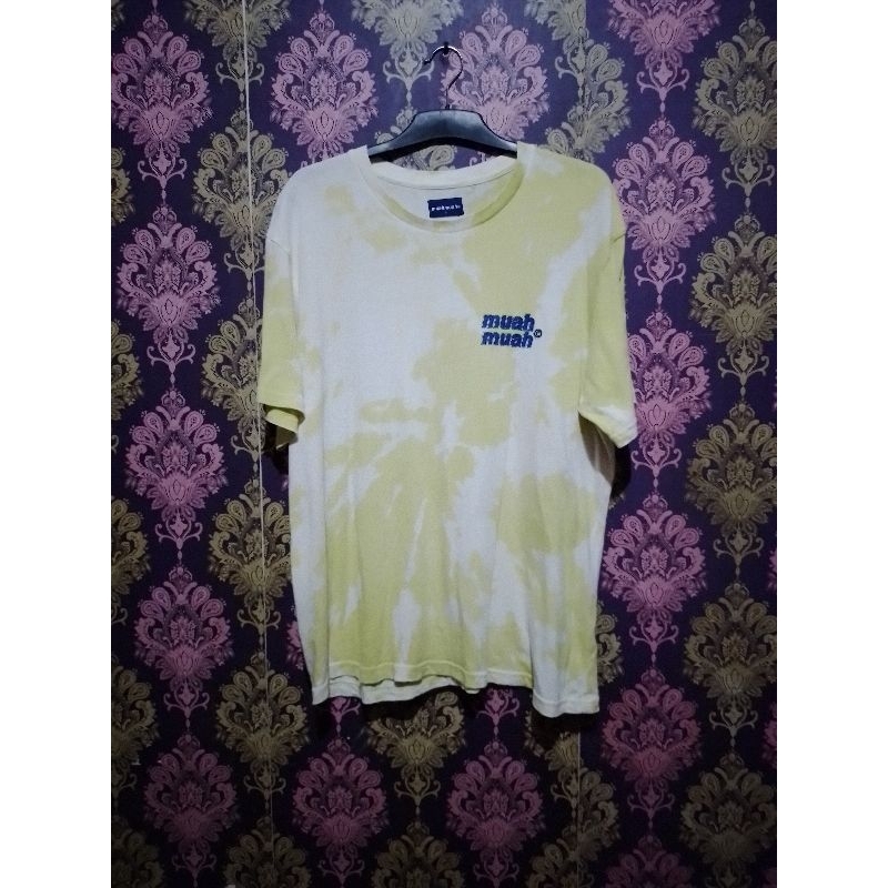 muah muah T-shirt oversize tiedye