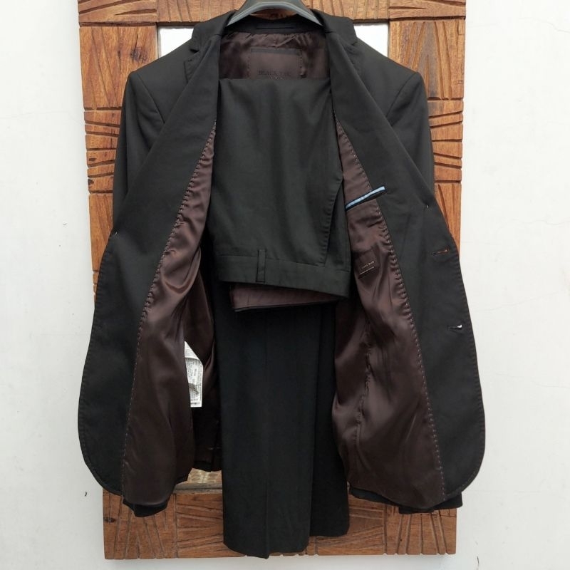 ☆ ZARA MAN☆BLACK TAG ☆ Executive One Set Suit Blazer ( M )