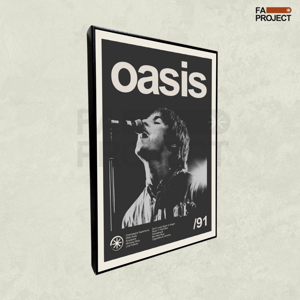 Frame Block Poster - "Oasis"
