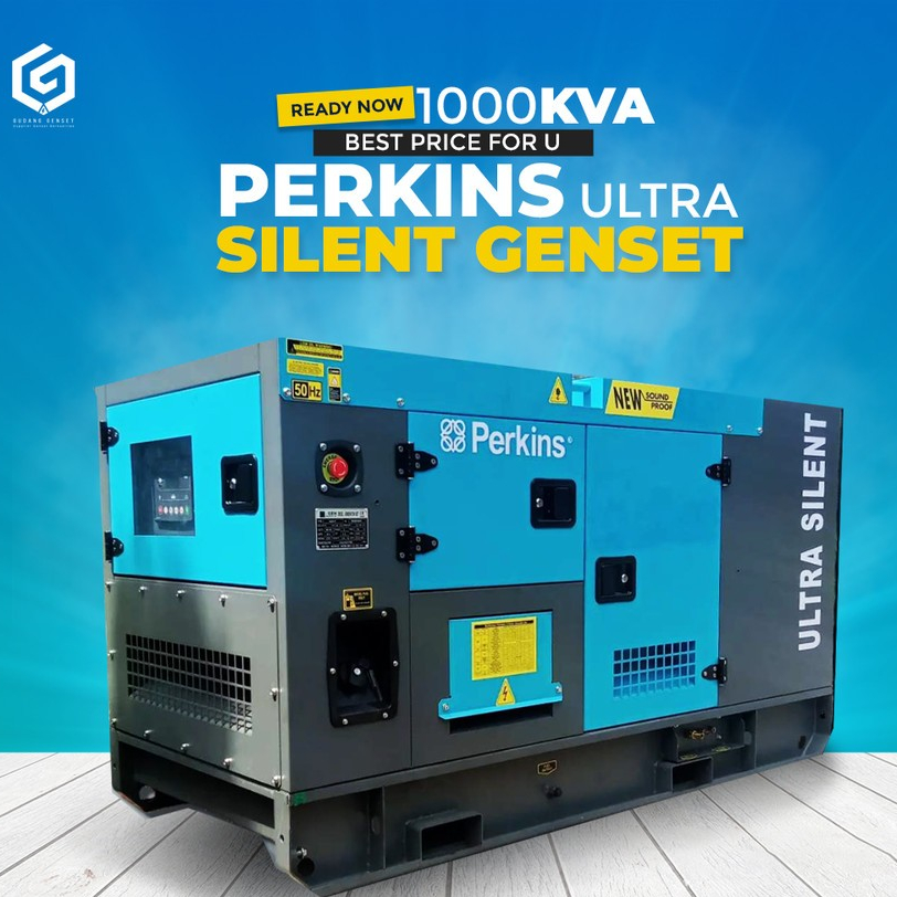 Genset Silent | 1000 KVA | Genset Diesel Perkins Ultra Silent