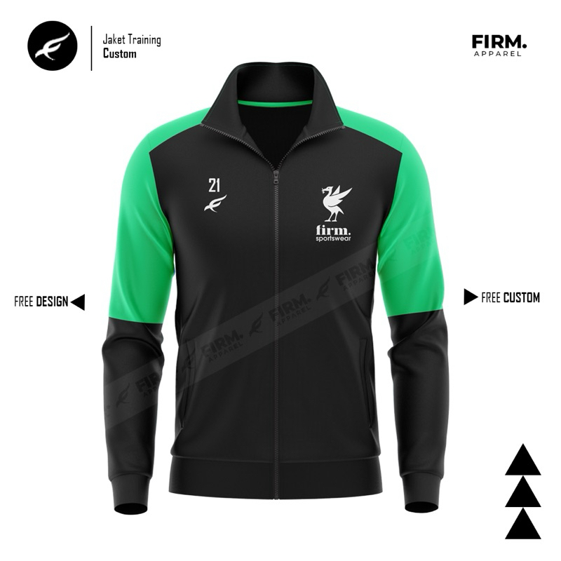 JAKET TRAINING LIVERPOOL / MOTIF CUSTOM FREE TAMBAH NAMA DAN LOGO