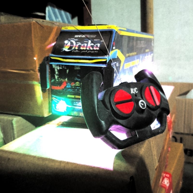 MINIATUR BUS BASURI REMOT CONTROL