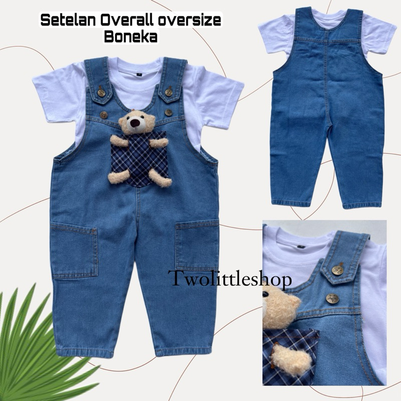 OVERALL ANAK BONEKA OVERSIZE / JUMSUIT ANAK PEREMPUAN