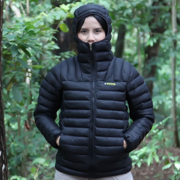 Modern Jaket Gunung Pria Wanita Tebal Jaket Dacron Jaket Outdoor Hangat Outfrai