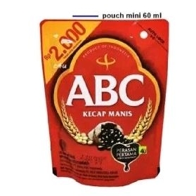 

Kecap ABC 60 ml Kemasan Pouch Kecil Praktis