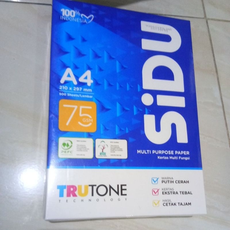 

SIDU A4 75gsm