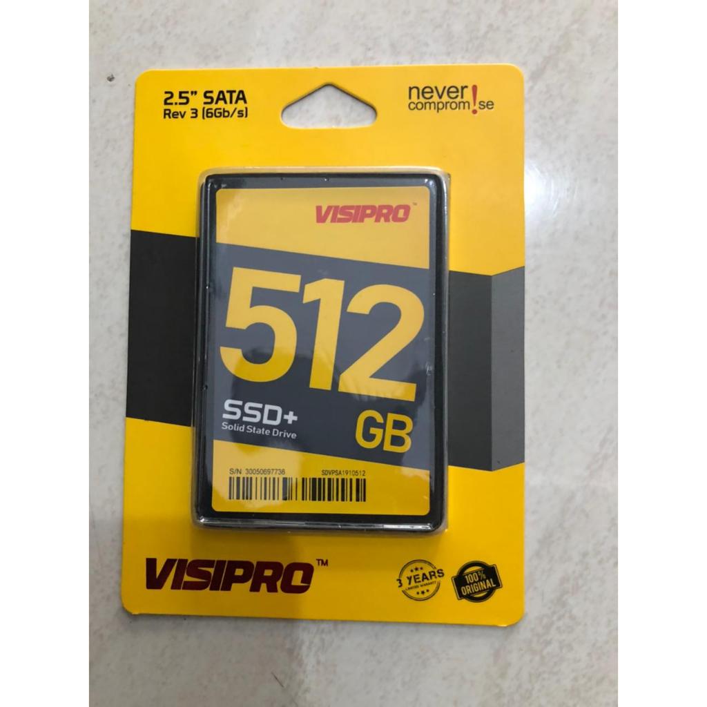 Visipro SSD SATA 2.5" 512Gb