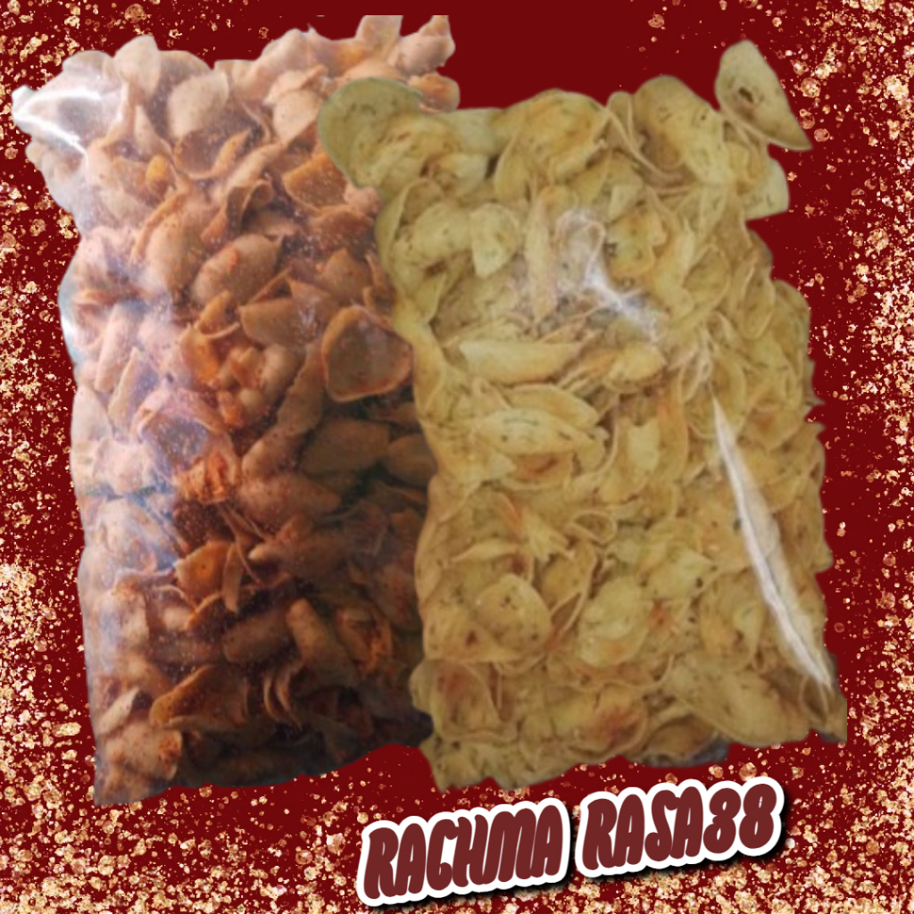

RACHMA RASA38 CEMILAN KILOAN SNACK KILOAN KRIPIK BAWANG KRIPIK SUNAMI KRIPIK MANKUK KRIPIK CITRUK RENYAH GURIH PEDAS 250GRM ,500GRM , 1KG